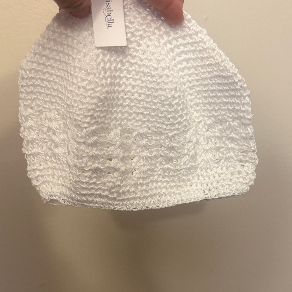 White Knit Beanie